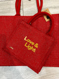 Love & Light tote bags